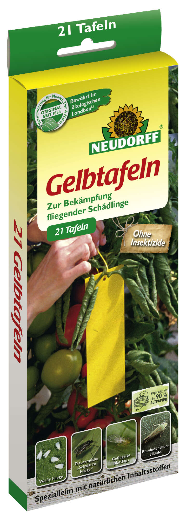 NEUDORFF Gelbtafeln (kleinformatig) 7,50 x 20 cm